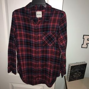 Flannel button down